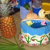 Spongebob This is one on my first cakes and I made it really fast. Even though it is really messy, I still like it. If you try this one, let the...
