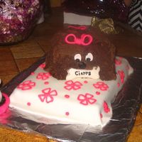 Puppy Cake I made this cake for my neice. I used several cakes on this site for inspiration. I used store bought fondant and to make the dog I started...