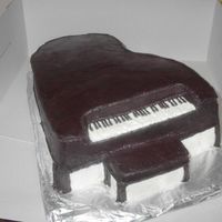 Grand Piano all buttercream - much inspiration from others on this site - thanks!