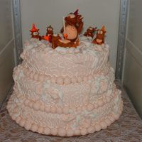 Full Picture Owl Cake this is a full shot of the cake.