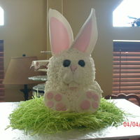 3-D Bunny a special request for a 3-d bunny cake