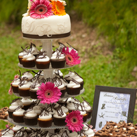 Cupcake Tower Wedding This was a day wedding, very simple but really cute.the cupcake flavors were: Chocolate with moka fillingChocolate with mango Vanilla with...