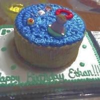 Pool Party My son's birthday cake. It's a10 inch Neapolitan cake on top of a white sheet cake. The people and pool toys are made of fondant...