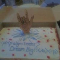 Graduation Cake This was a cake for a boy graduating high school who loved building webpages and playing music so this is what his mom and I came up with....