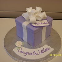 Present Cake Present cake I did for a bridal shower at work.