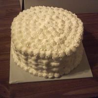 White Cake This is just a last minute cake I threw together for our family dessert.