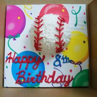 Small Baseball For Birthday Boy 