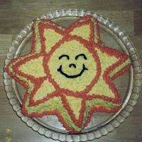 Sunshine Cake First birthday sunshine cake