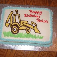 Construction Birthday Cake 