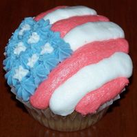 Flag Cupcake 