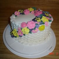 Course Ii Final Cake This cake was a lot of fun to make! It is a lemon cake with buttercream icing for the basketweave and border, and royal icing for most of...