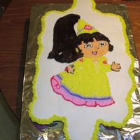 Dora Princess Cupcake Cake Dora "Princess" cupcake cake for my Daughter's 5th Birthday. Thanks Lisa for your help.