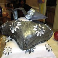 Pillow Cake With Shoe Pillow cake with gumpate shoe. All done with the help of the tutorials on CC. Thanks everyone for sharing your instructions.