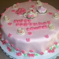 Tea Party all hand molded fondant.