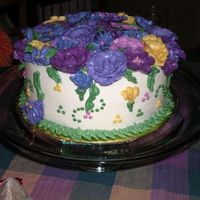 Gigi's Birthday Cake I made this cake for my dear grandmother's birthday this weekend. I'm particularly pleased with the colors; they were achieved...