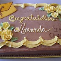 Amanda's Cake I made this cake for a cake raffle winner. I wish my icing were smoother, but I was really pleased with the design. All IMBC except the...