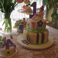 Addy's First Birthday This was for my daughter's first birthday. Everything is MMF except for the baby in the shoe. That was made by my mom out of polymer...