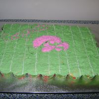 U Of I Hawkeye Football Field Cupcake Cake I made this for a baby shower for a guy a work. The shower theme was taligating because him and his wife love to tailgate and they had a...