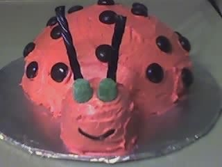 Ladybug Cake Made for a co-worker for her birthday