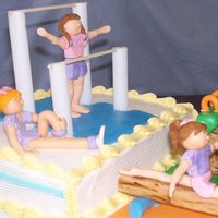 Gymnastics Theme Birthday ANOTHER VIEW!