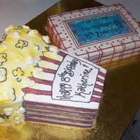 Movie Night POPCORN AND MOVIE TICKET ALL BUTTERCREAM