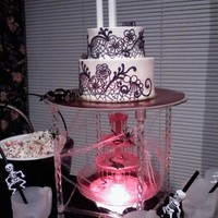 Halloween, Spiders My Daughters 16th Birthday Cake.