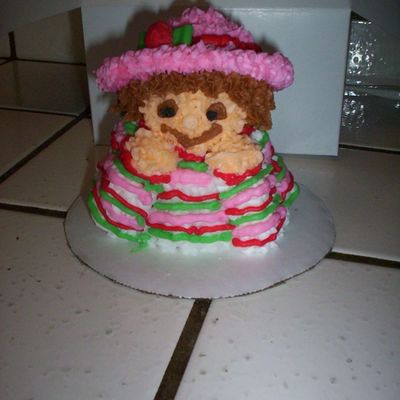 Strawberry Shortcake Smash Cake