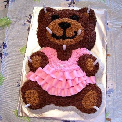 Bear Birthday Cake