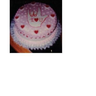I Love You Cake