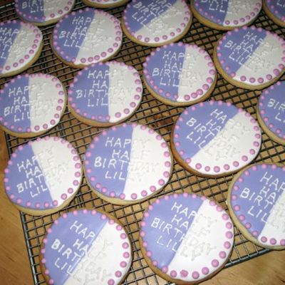 Half Birthday Cookies