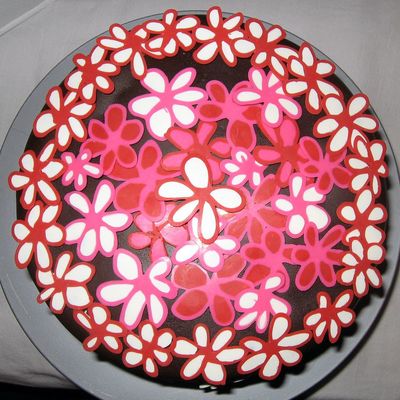 Flower Cake Top View