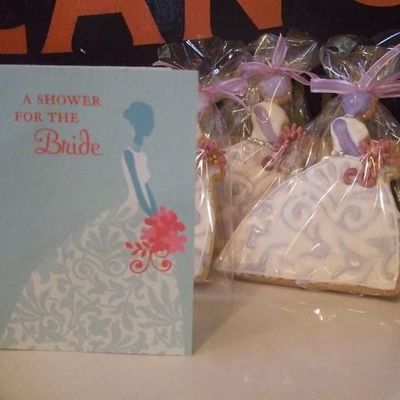 Packaged Bridal Shower Cookies
