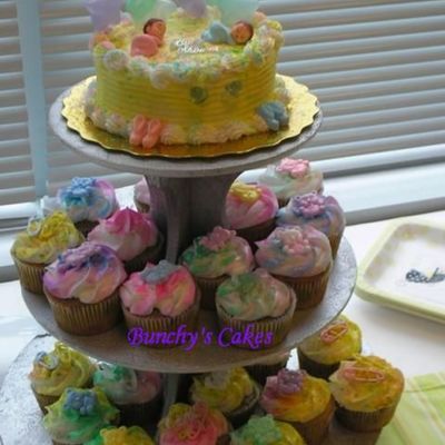 Baby Shower Cupcake Stand