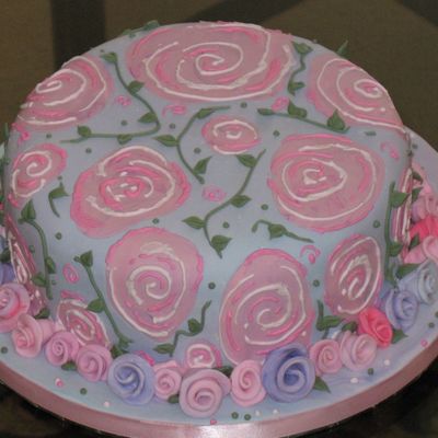 Floral Birthday Cake