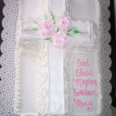 Confirmation Cross Cake