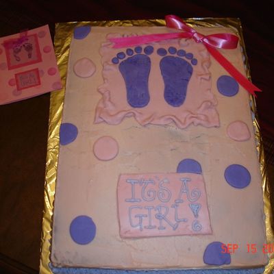 Practice Cake For Baby Shower