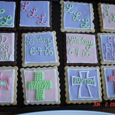 More Baptism Cookies