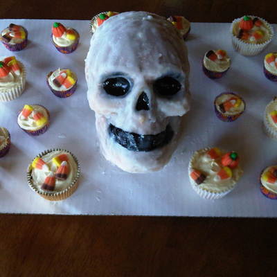 Skull Birthday Cake