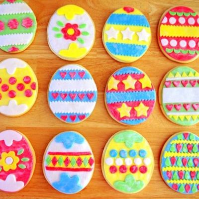 Easter Egg Cookies Part 1