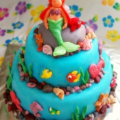 Mermaid, Under The Sea Cake