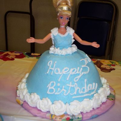 Cinderella Doll Cake