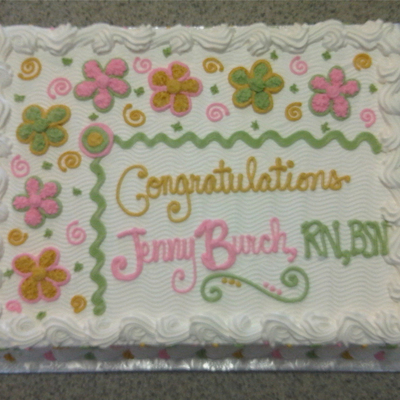 Nursing School Graduation Cake