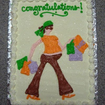 Pregnant Woman Carrying Shopping Bags