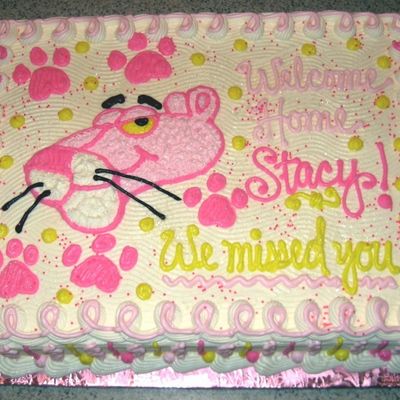 Pink Panther Cake