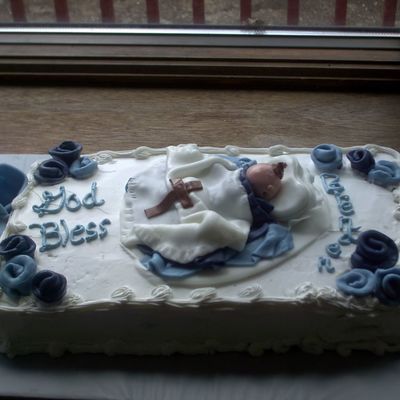 Brenden's Christening Cake
