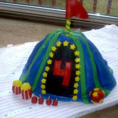Big Top Circus Cake