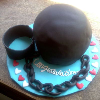 Ball And Chain Cake