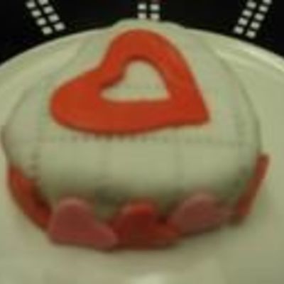 Heart Fondant Cake
