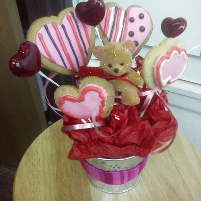 Valentine's Day Cookie Basket