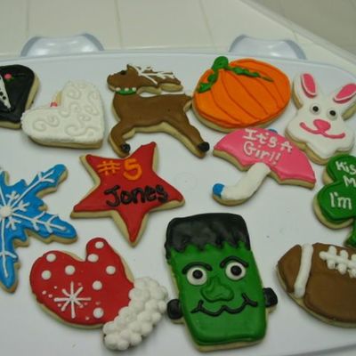 A Sugar Cookie Assortment For A Tasting!